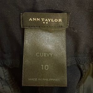 Black Ann Taylor Trausers Size 10